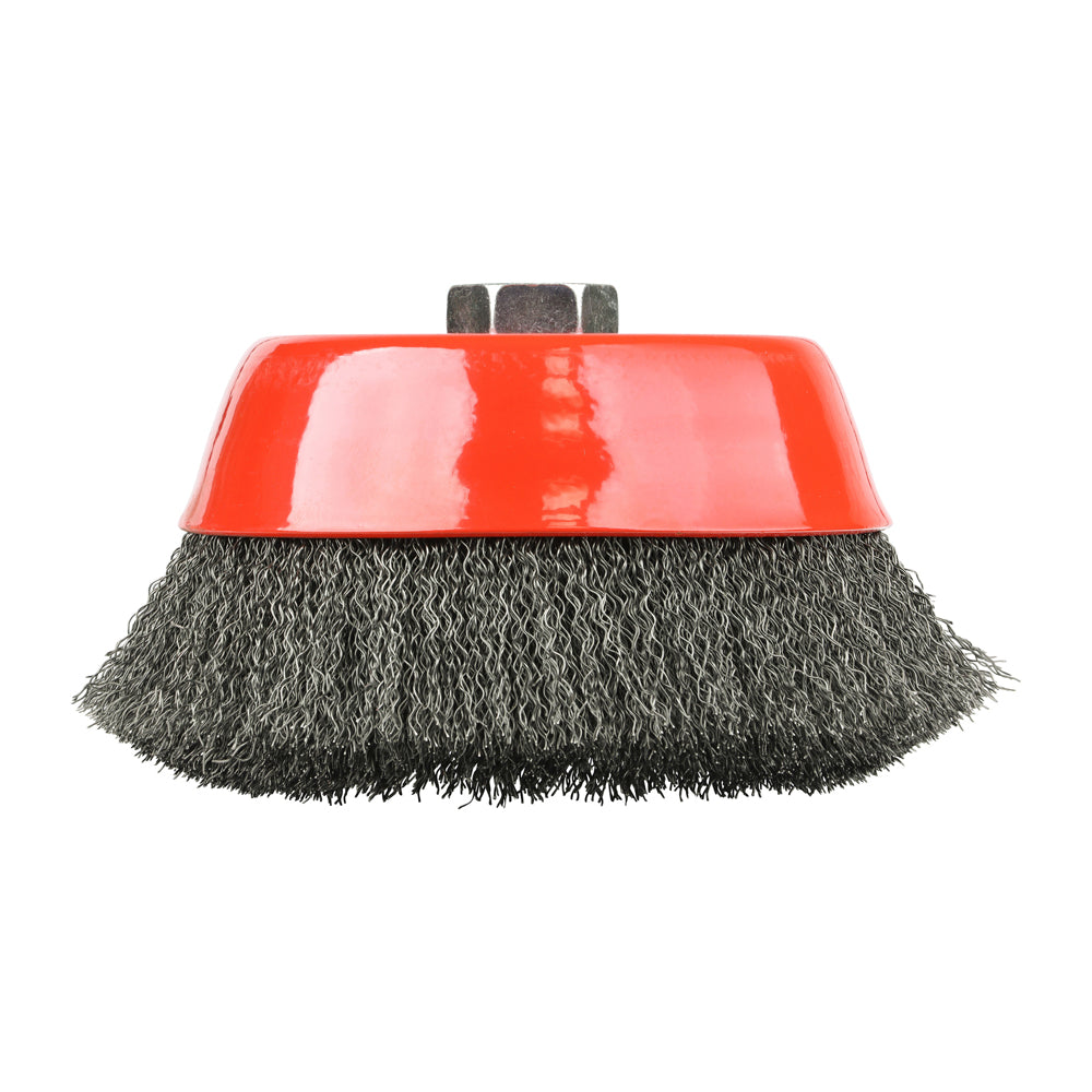 TIMCO Angle Grinder Cup Brush Crimped Steel Wire - 150mm - Image
