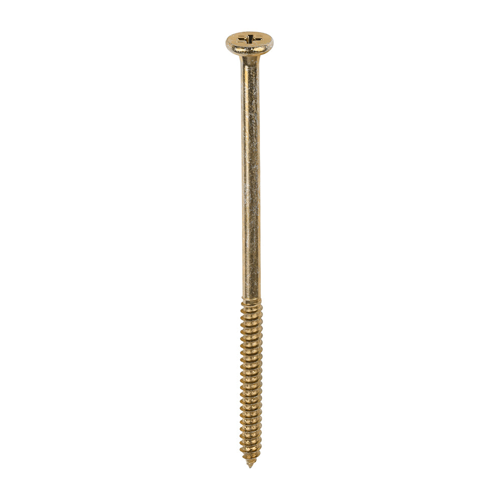 TIMCO Element Screws Shallow Pan Countersunk PH Self-Tapping Thread AB Point Yellow - 4.8 x 95 - Image
