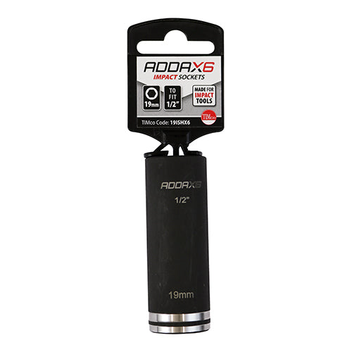 TIMCO X6 Impact Sockets - 19 x 78mm - Image