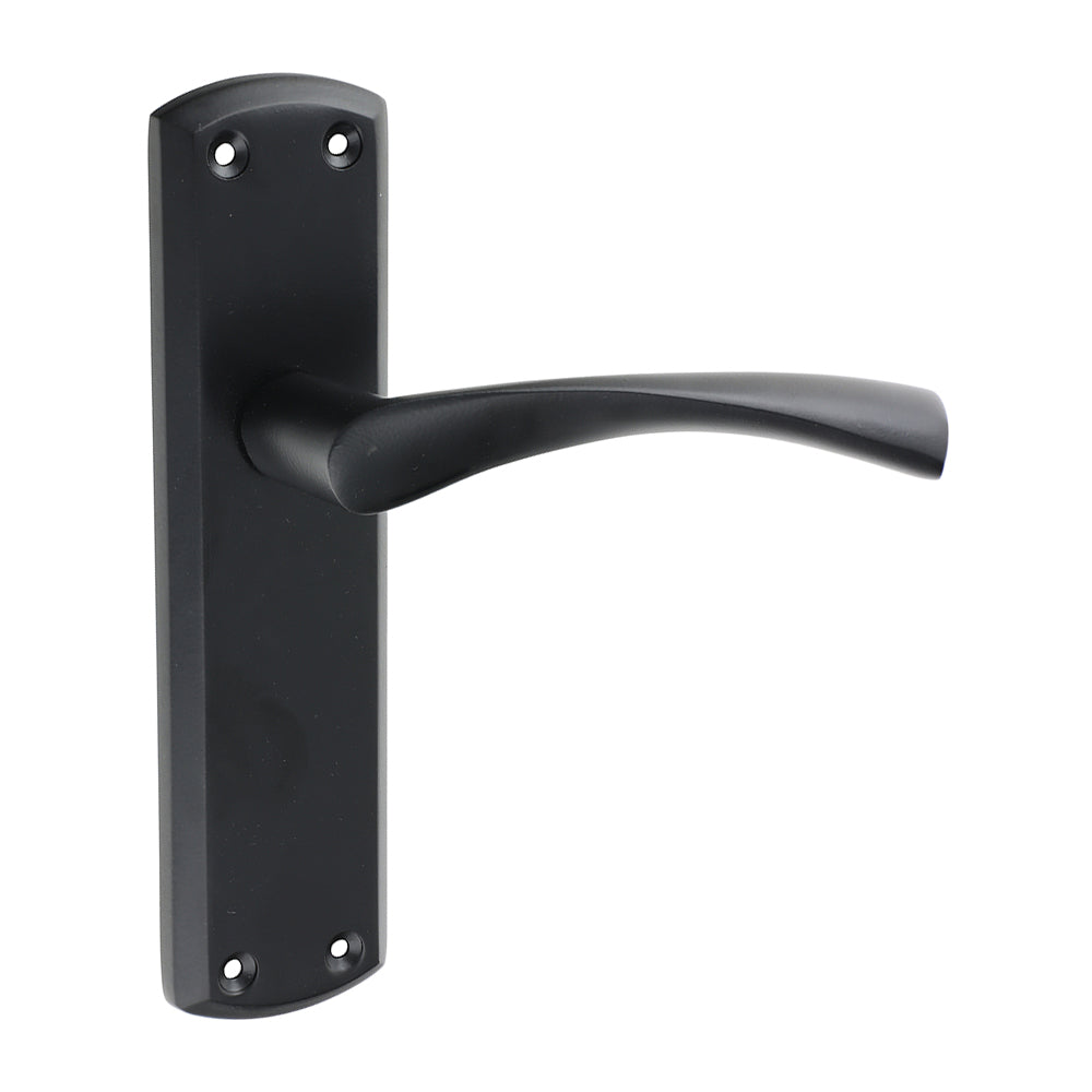 TIMCO Zeta Latch Handles - Matt Black - 175 x 45mm - Image