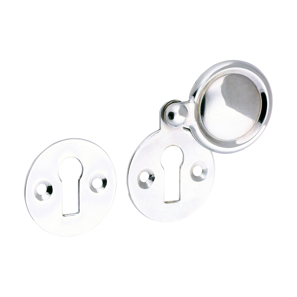 TIMCO Pair of Traditional Pattern Escutcheon - Polished Chrome - 32mm - Image