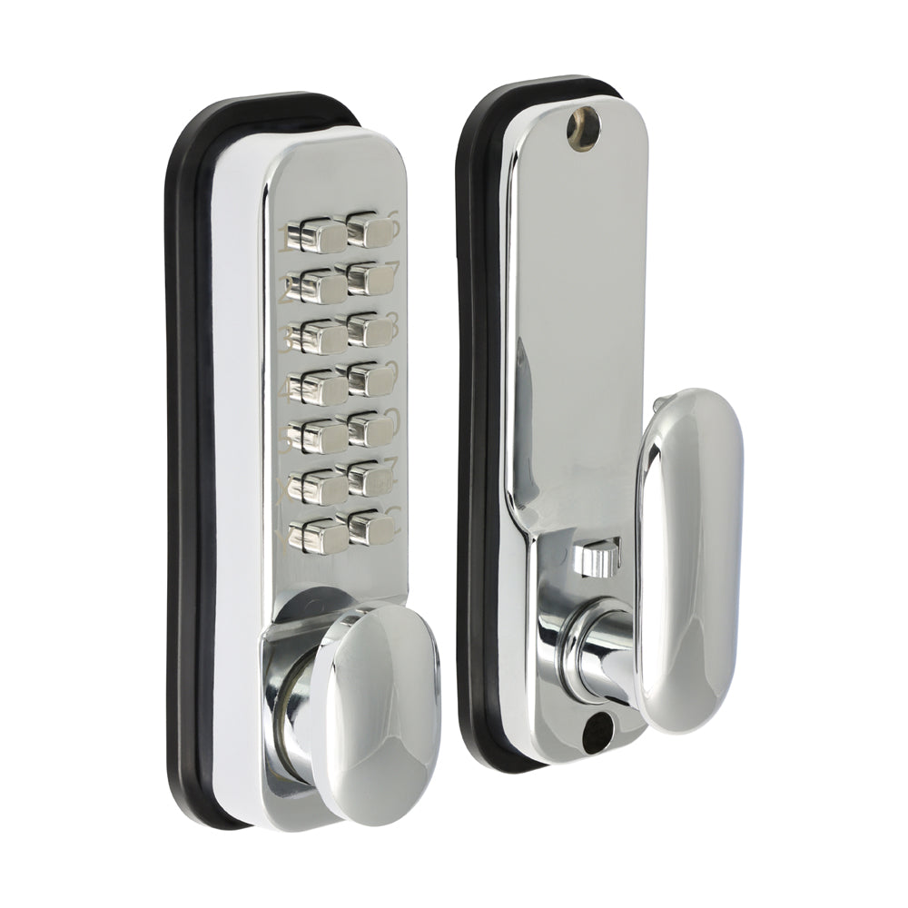 TIMCO Digital Lock - Polished Chrome - 142 x 41mm - Image