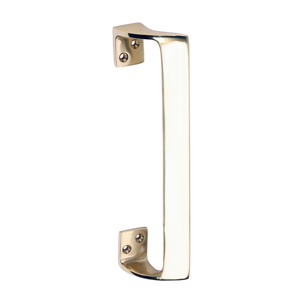 TIMCO Oval Grip Pull Handle - Polished Brass - 228mm - Image