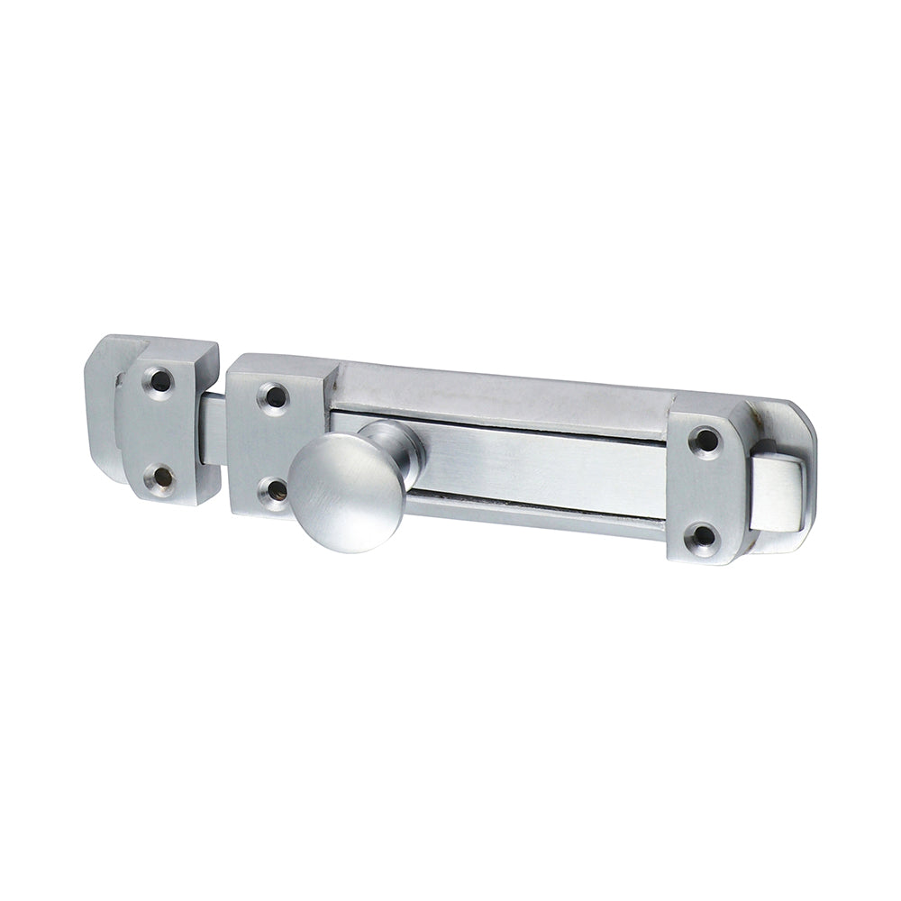 TIMCO Contract Flat Section Bolt Satin Chrome - 135 x 30mm - Image