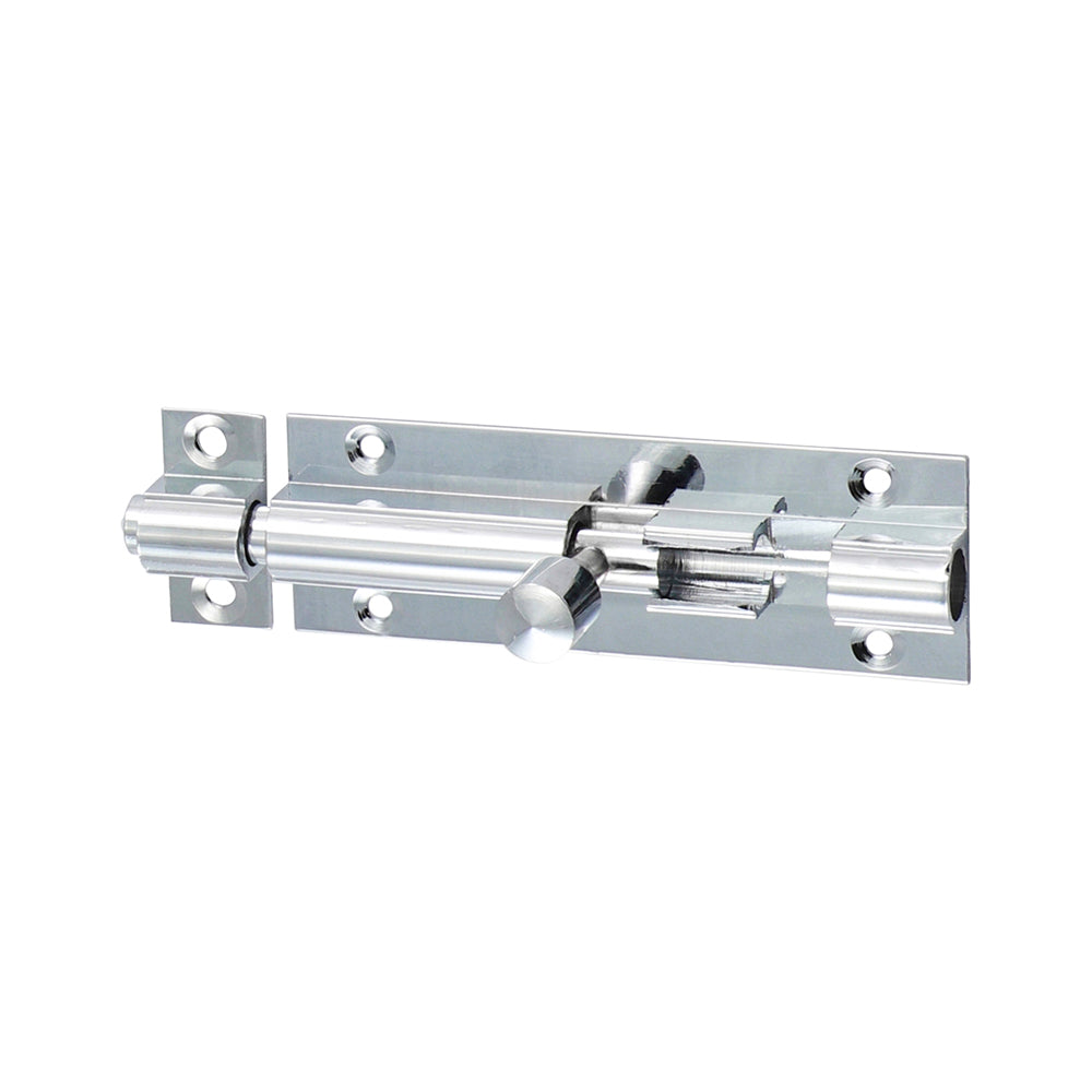 TIMCO Straight Barrel Bolt Polished Chrome - 75 x 25mm - Image