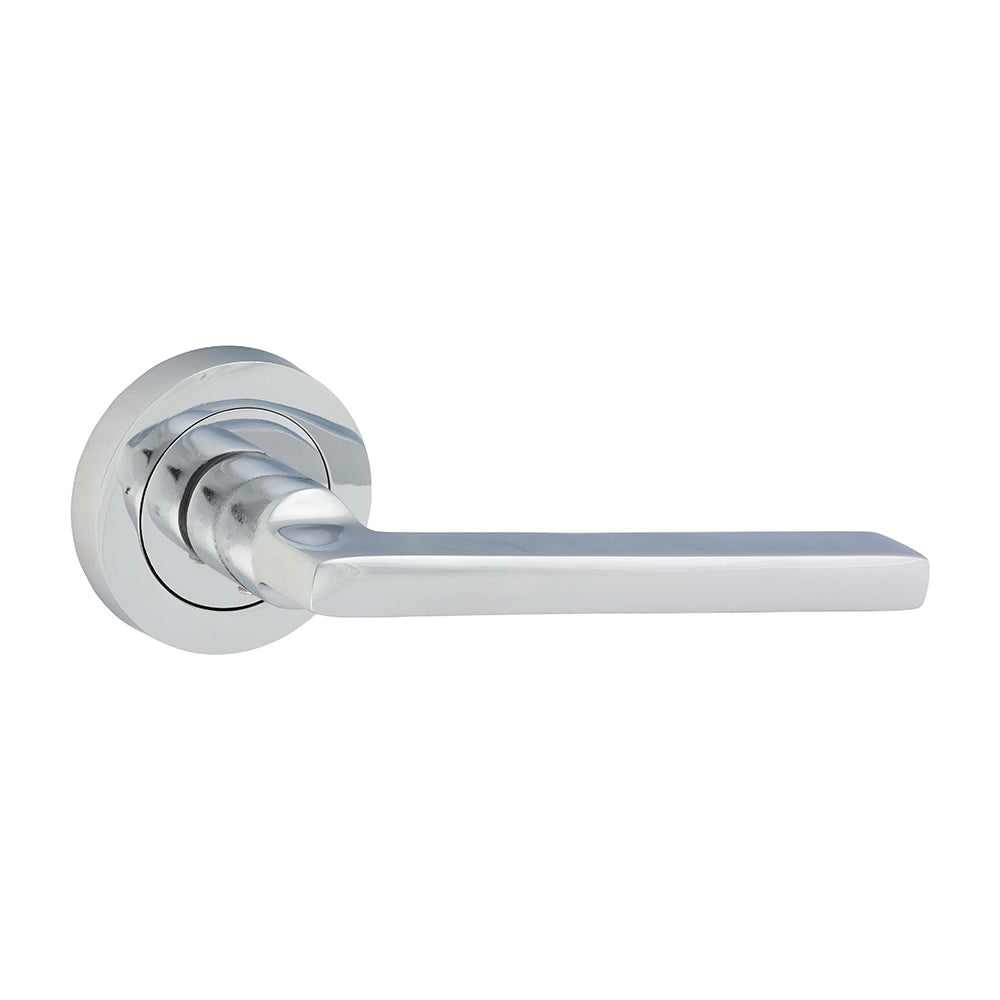 TIMCO Radmore Lever On Rose Handles - Polished Chrome - 49mm - Image