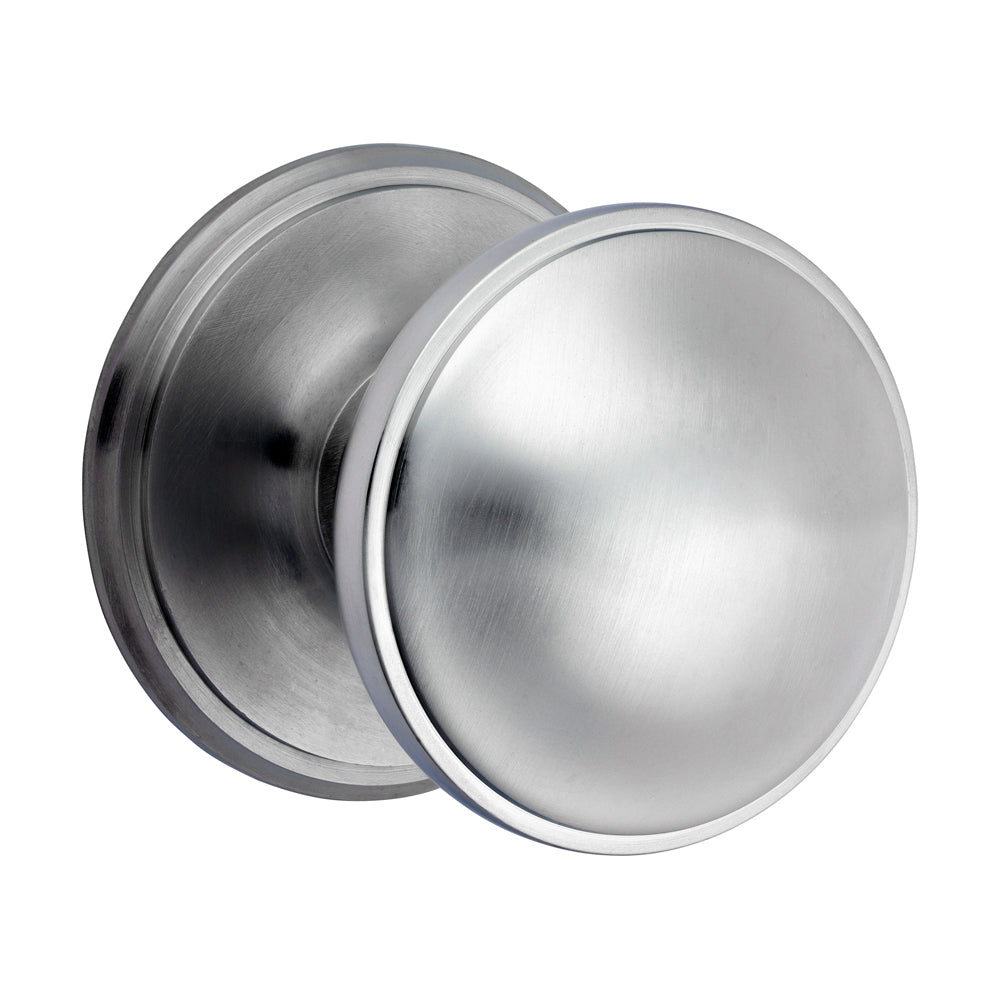 TIMCO Centre Door Knob - Satin Chrome - 66mm - Image