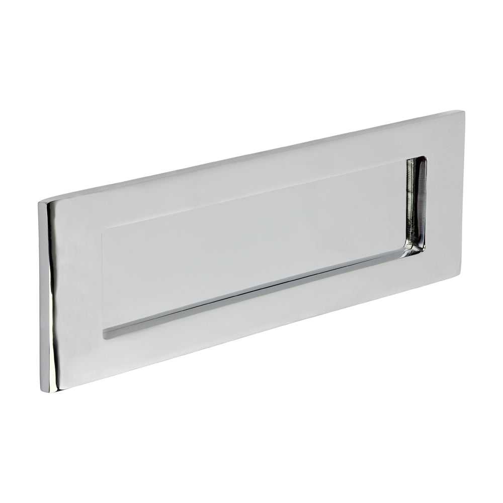 TIMCO Victorian Letter Plate - Polished Chrome - 250 x 74mm - Image