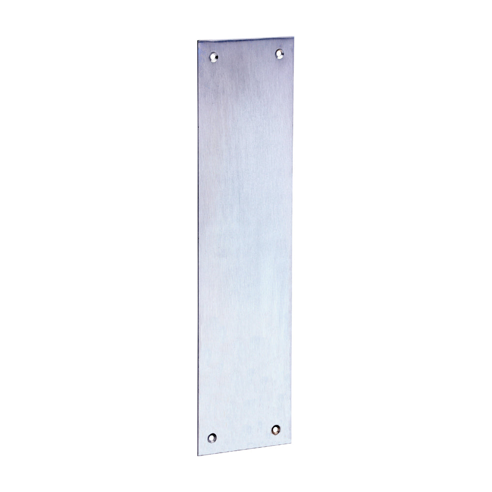 TIMCO Finger Plate - Satin Chrome - 305 x 76mm - Image