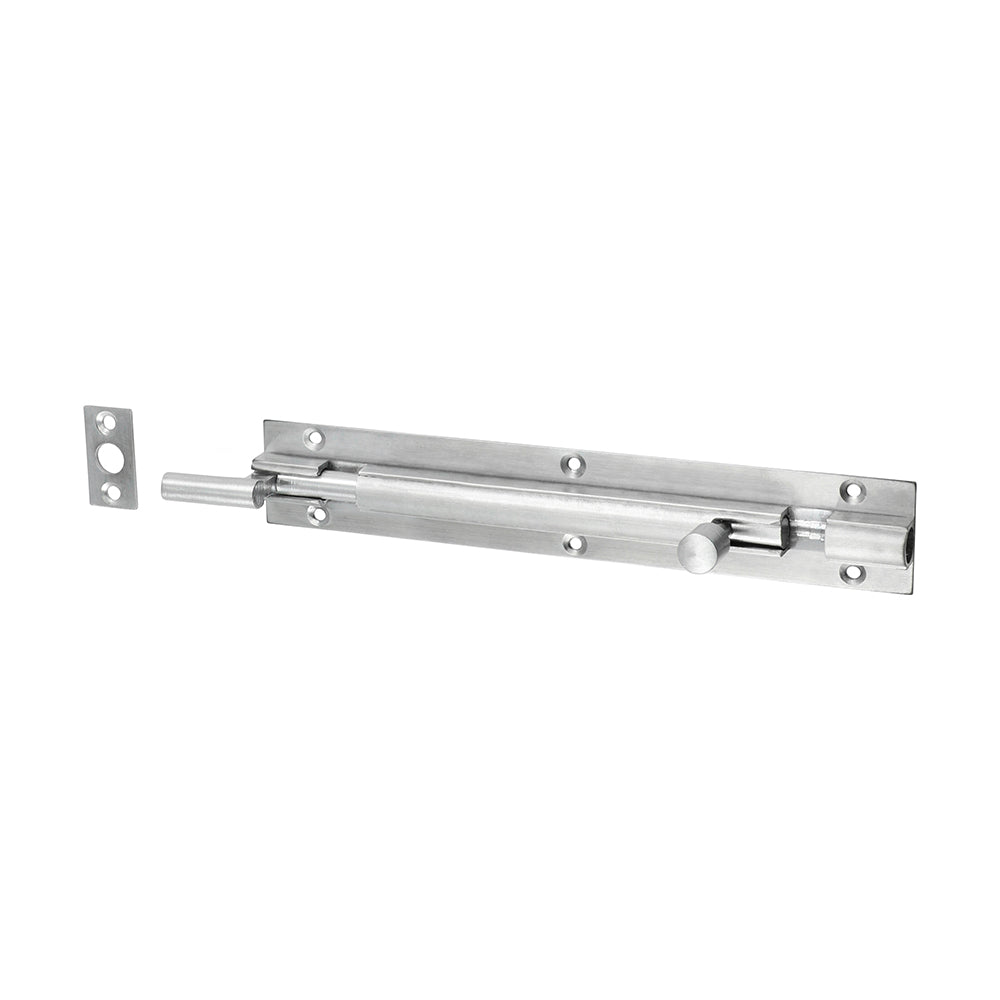 TIMCO Necked Barrel Bolt Satin Chrome - 150 x 25mm - Image