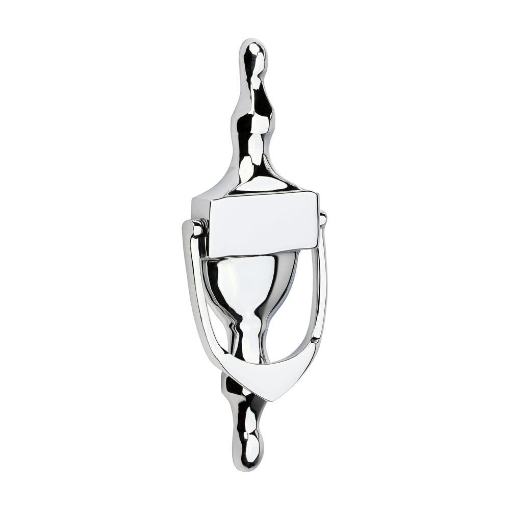 TIMCO Urn Pattern Door Knocker - Polished Chrome - 166 x 60mm - Image