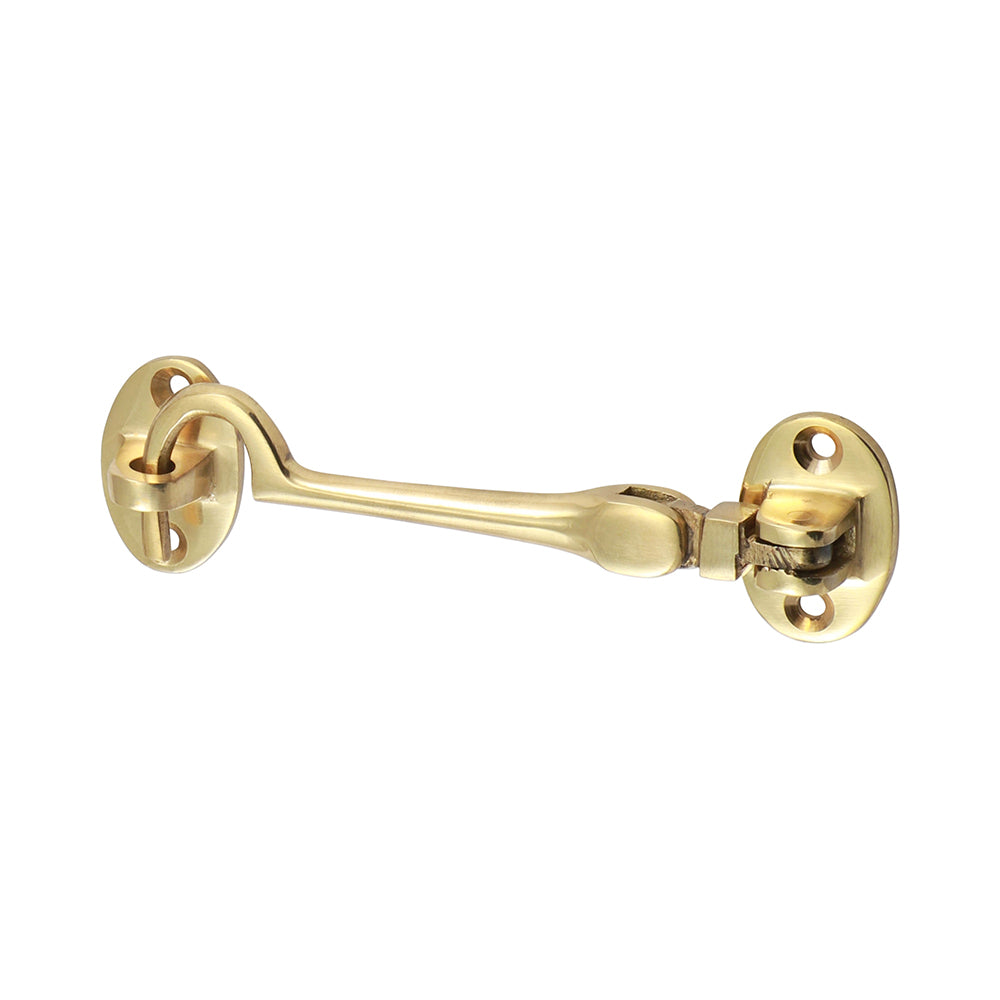 TIMCO Cabin Hook Polished Brass - 100mm - Image