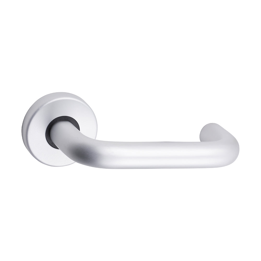 TIMCO Contractors Lever On Rose Set - Satin Anodised Aluminium - 52mm - Image