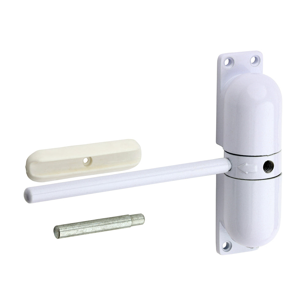 TIMCO Spring Door Closer - Epoxy White - Image