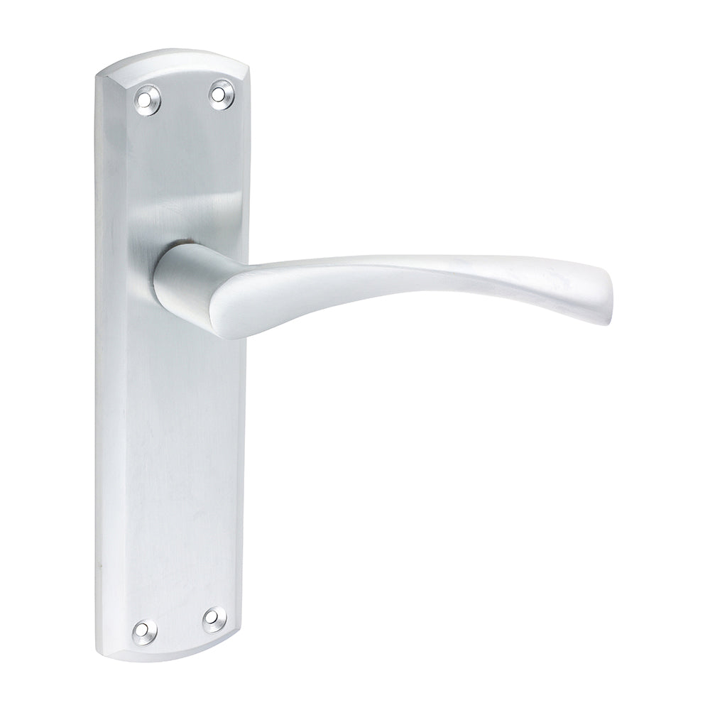 TIMCO Zeta Latch Handles - Satin Chrome - 175 x 45mm - Image