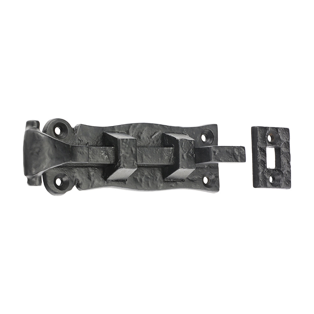 TIMCO Scroll Necked Bolt - Antique Black - 4" - Image