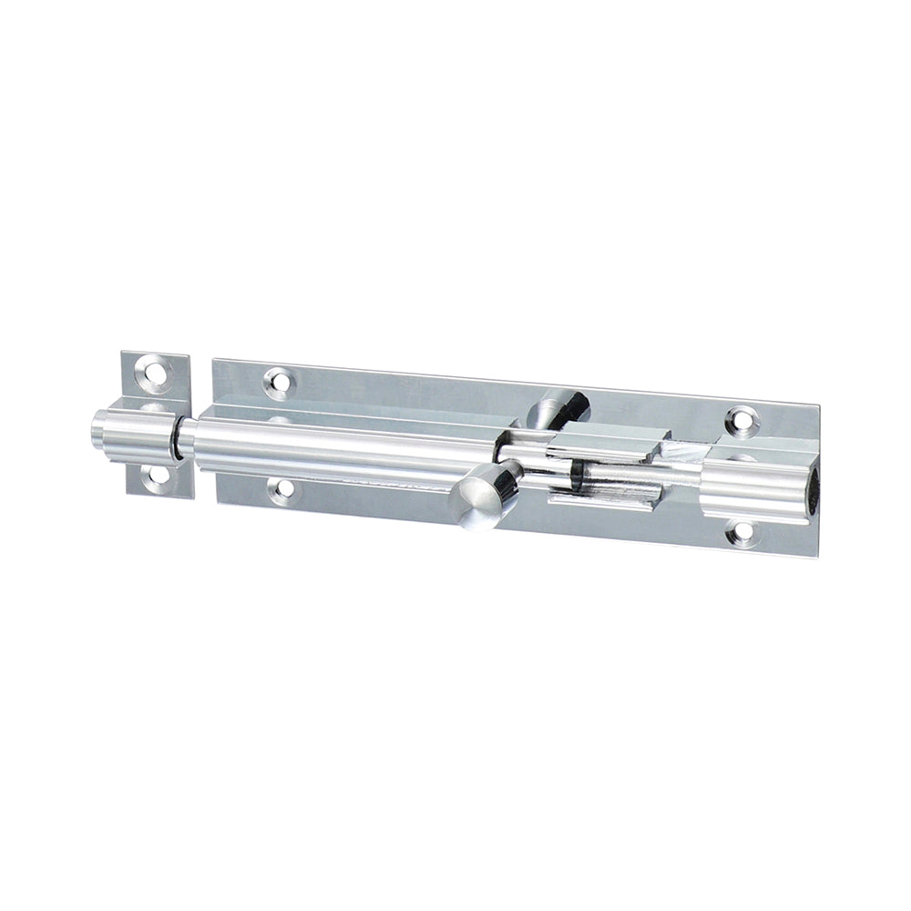 TIMCO Straight Barrel Bolt Polished Chrome - 100 x 25mm - Image
