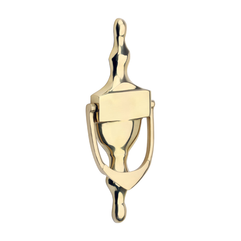 TIMCO Urn Pattern Door Knocker - Polished Brass - 166 x 60mm - Image