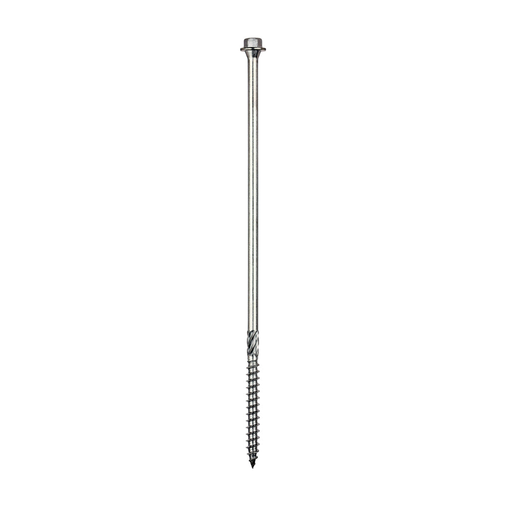TIMCO Timber Screws Hex Flange Head A4 Stainless Steel - 6.7 x 200 - Image