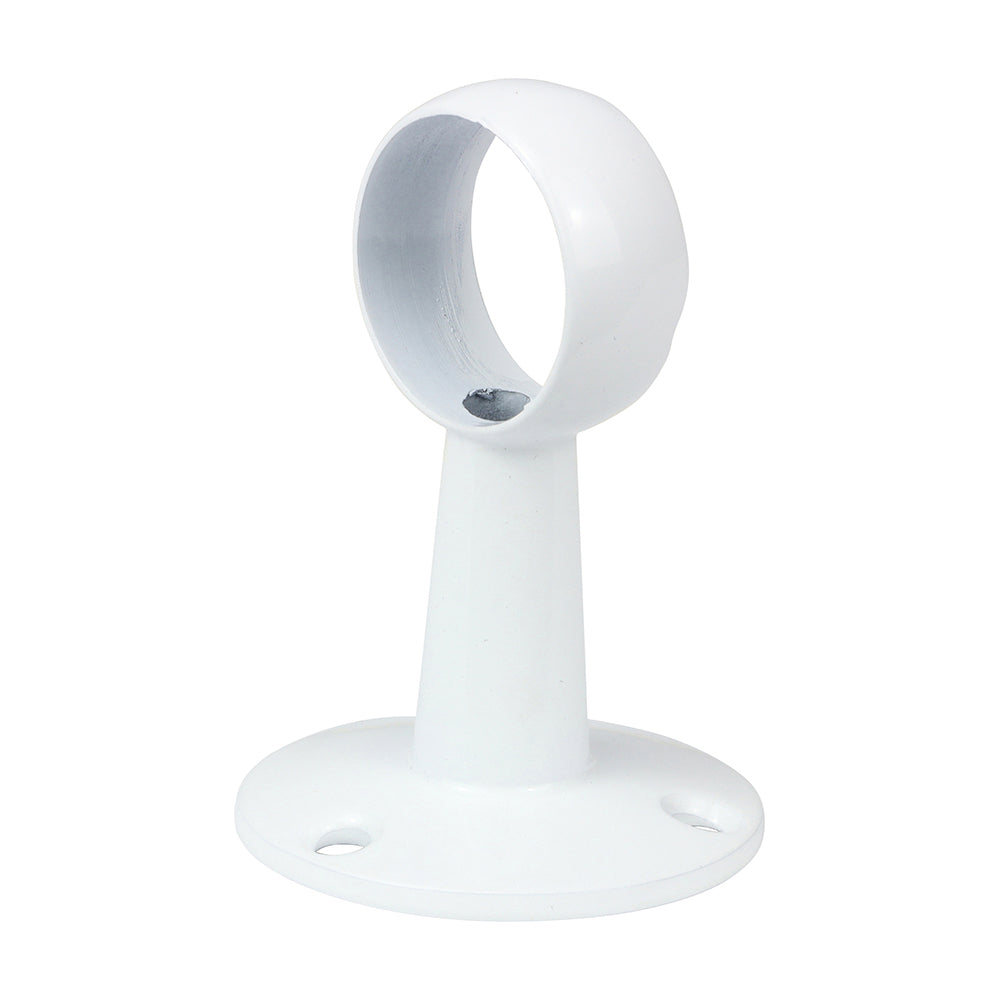 TIMCO Centre Bracket For Round Tube White - 25mm - Image