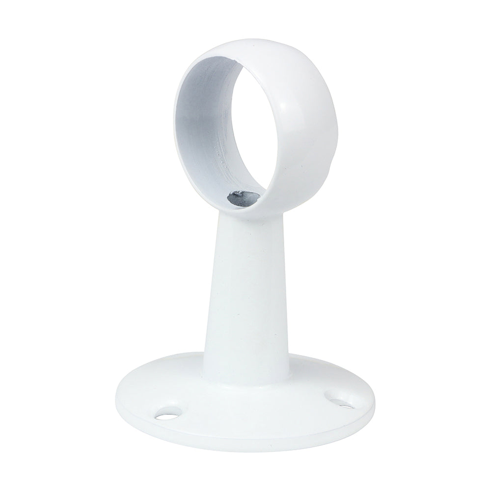 TIMCO Centre Bracket For Round Tube White - 25mm - Image