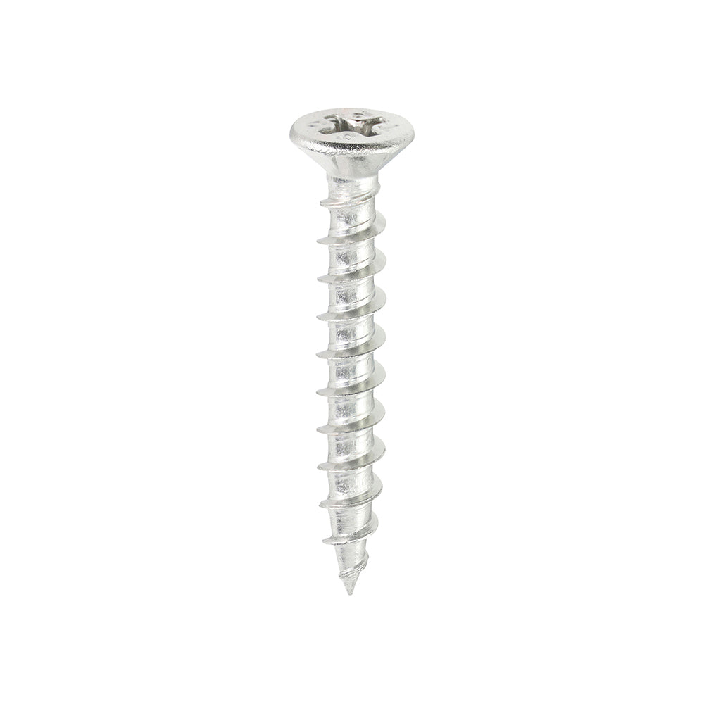 TIMCO Window Fabrication Screws Countersunk with Ribs PH Single Thread Gimlet Tip Stainless Steel - 4.3 x 30 - Image
