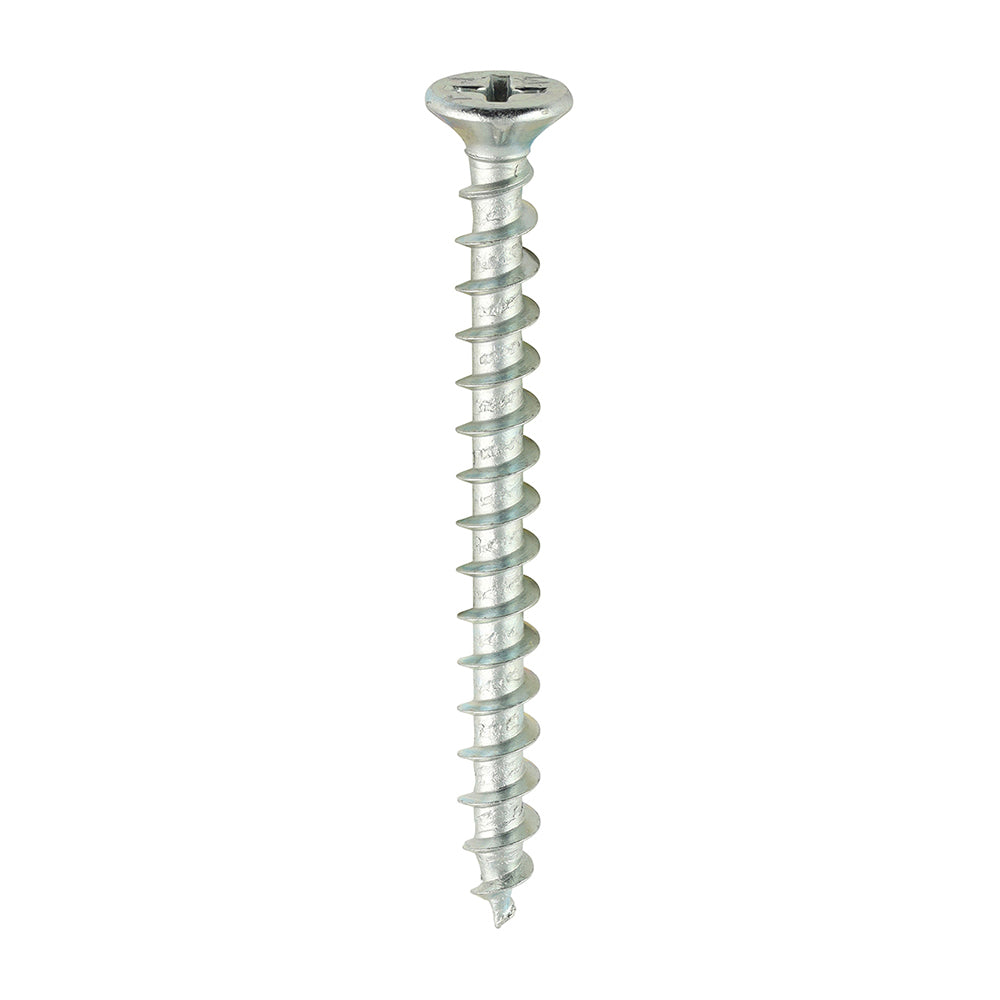 TIMCO Window Fabrication Screws Countersunk with Ribs PH Single Thread Gimlet Point Zinc - 4.3 x 45 - Image