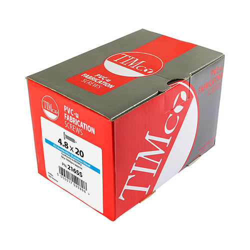 TIMCO Window Fabrication Screws Friction Stay Shallow Pan with Serrations PH Single Thread Gimlet Tip Stainless Steel - 4.8 x 25 - Image