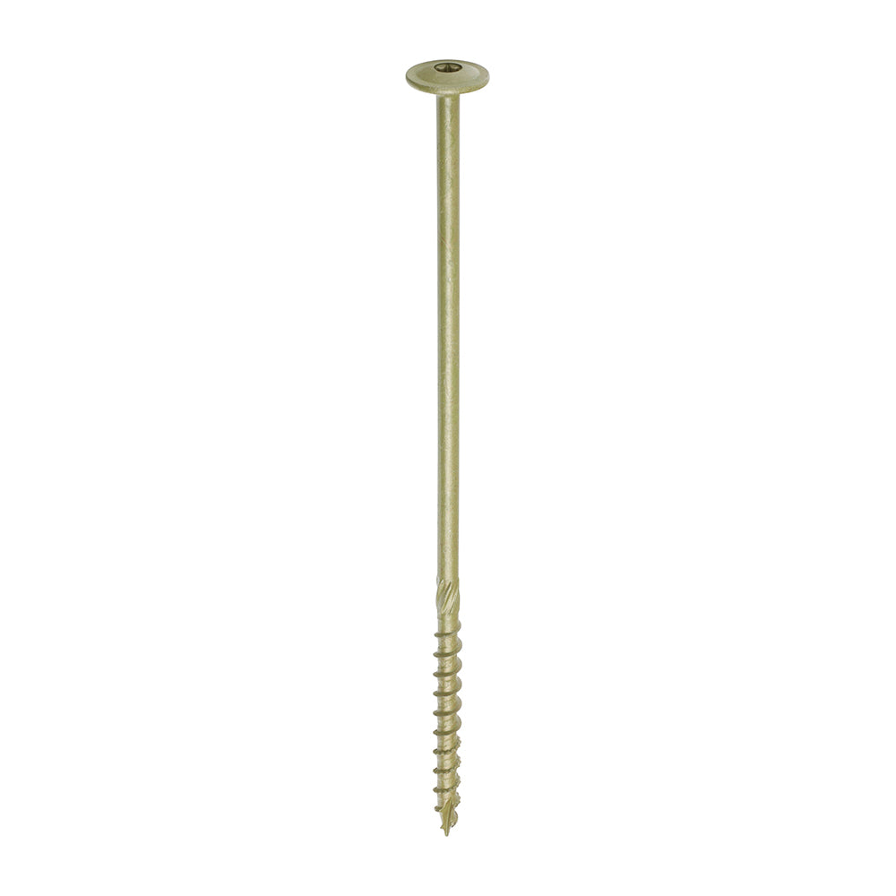 TIMCO Wafer Head Exterior Green Timber Screws - 8.0 x 225 - Image