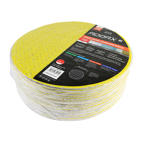 TIMCO Drylining Sanding Discs 150 Grit Yellow - 225mm - Image