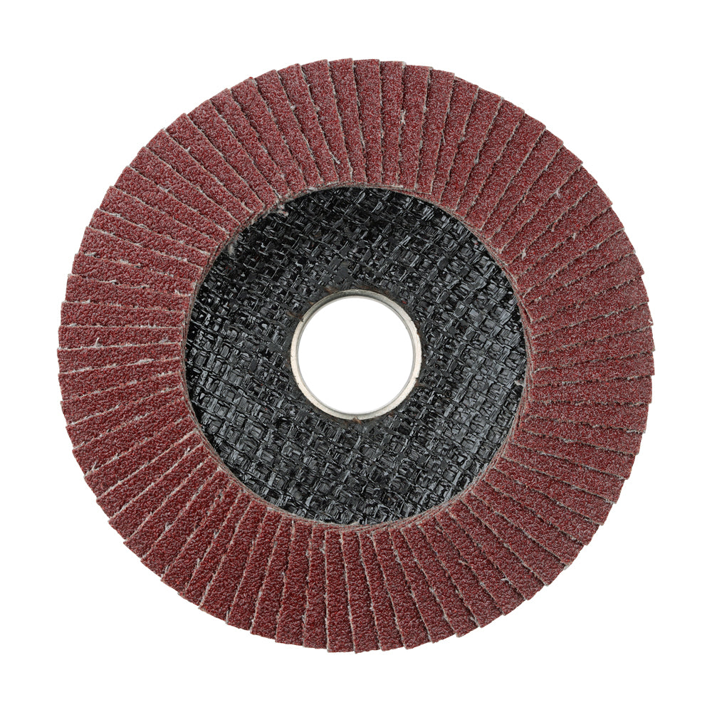 TIMCO Set of Flap Discs Aluminium Oxide Type 29 Conical -80 Grit - 115 x 22.23 - Image