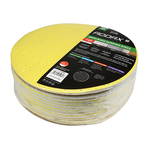 TIMCO Drylining Sanding Discs 60 Grit Yellow - 225mm - Image