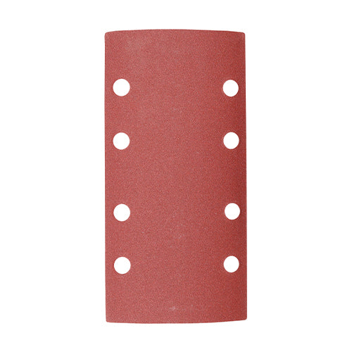 TIMCO 1/3 Sanding Sheets 180 Grit Red Punched - 93 x 185mm - Image