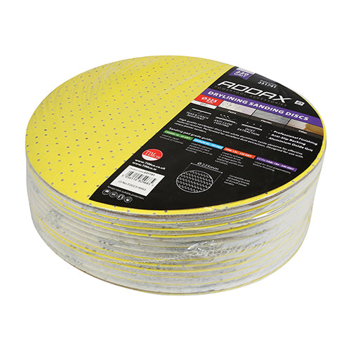 TIMCO Drylining Sanding Discs 220 Grit Yellow - 225mm - Image