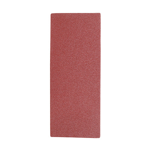 TIMCO 1/3 Sanding Sheets 80 Grit Red Unpunched - 93 x 230mm - Image