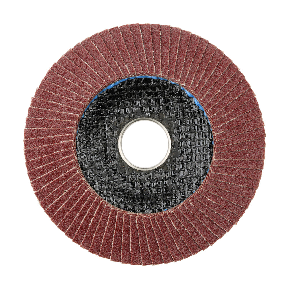 TIMCO Set of Flap Discs Aluminium Oxide Type 29 Conical -120 Grit - 115 x 22.23 - Image