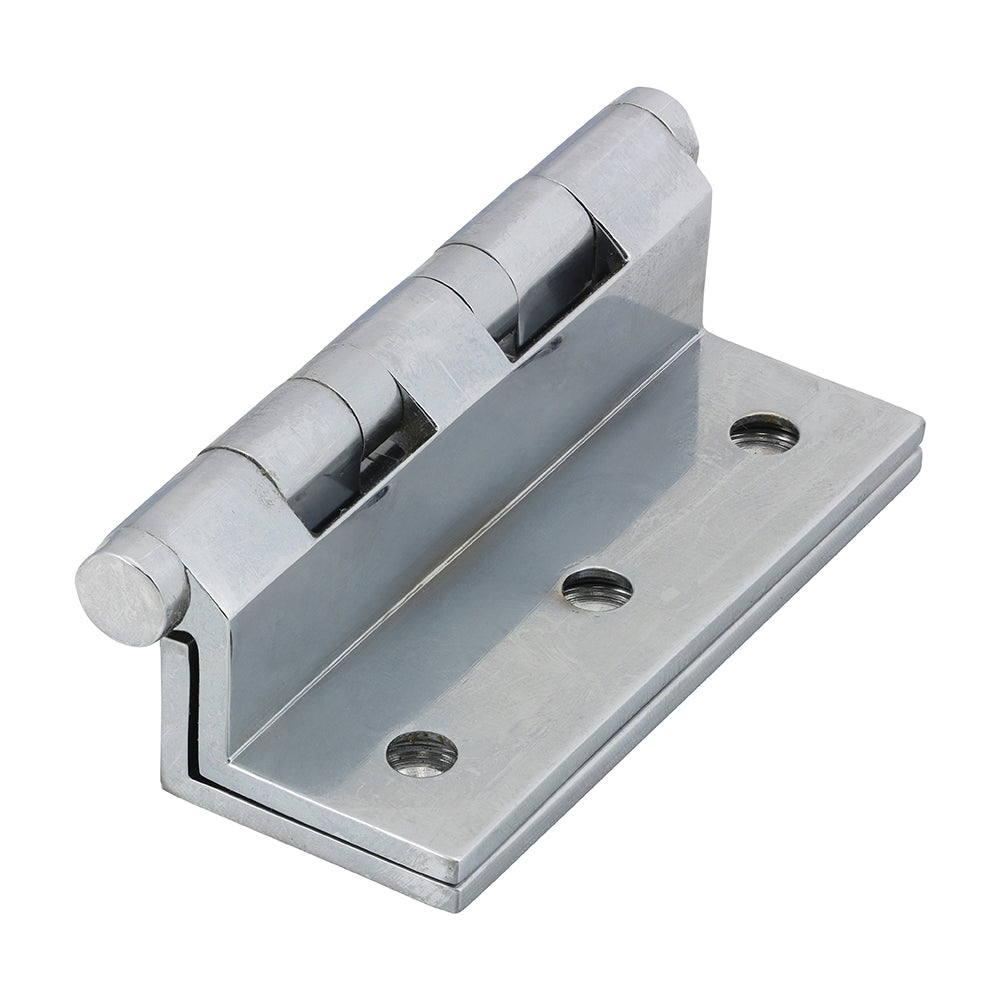 TIMCO Ball Bearing Stormproof Hinge (1951) - Solid Brass - Polished Chrome - 64 x 55 - Image