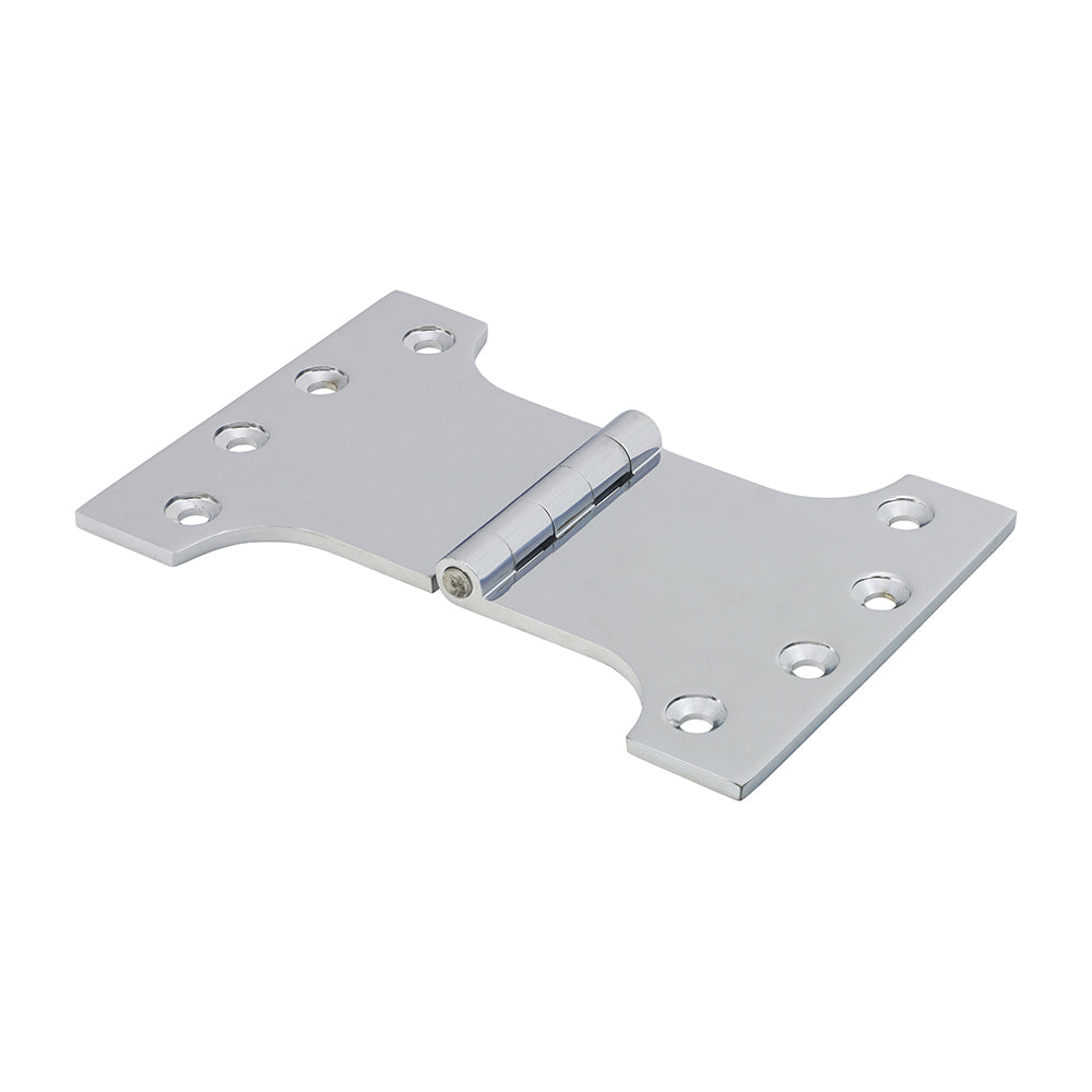TIMCO Parliament Hinge (488) - Solid Brass - Polished Chrome - 102 x 150 - Image