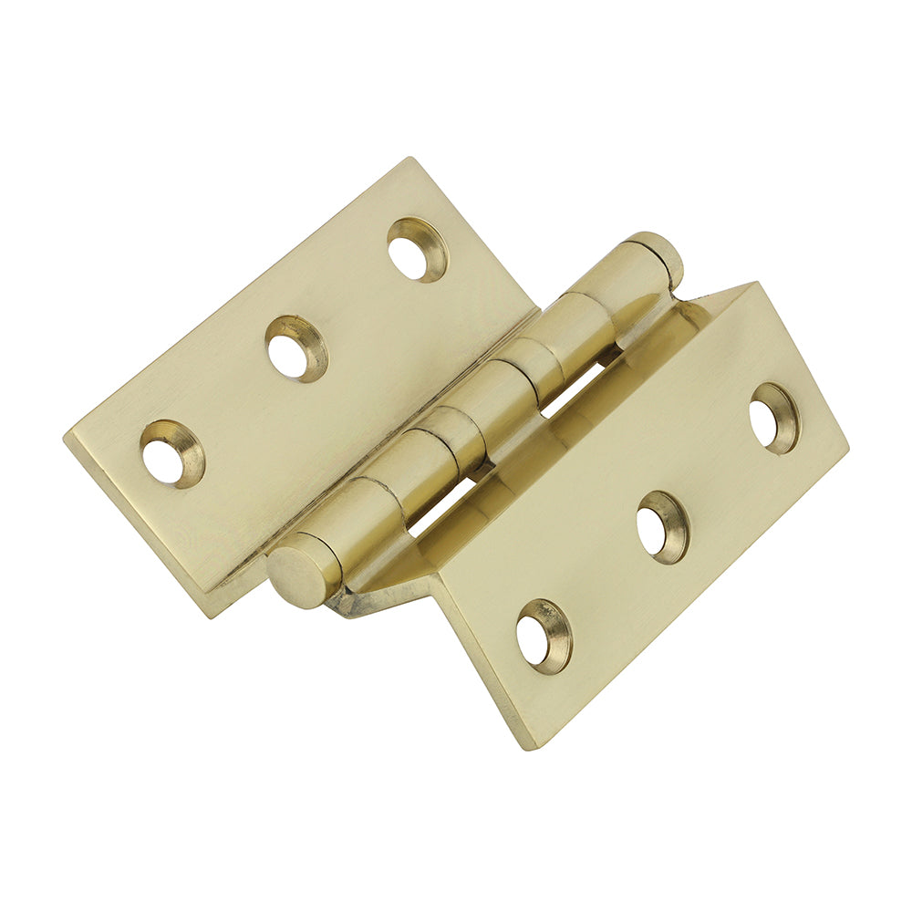 TIMCO Ball Bearing Stormproof Hinge (1951) - Solid Brass - Polished Brass - 64 x 55 - Image