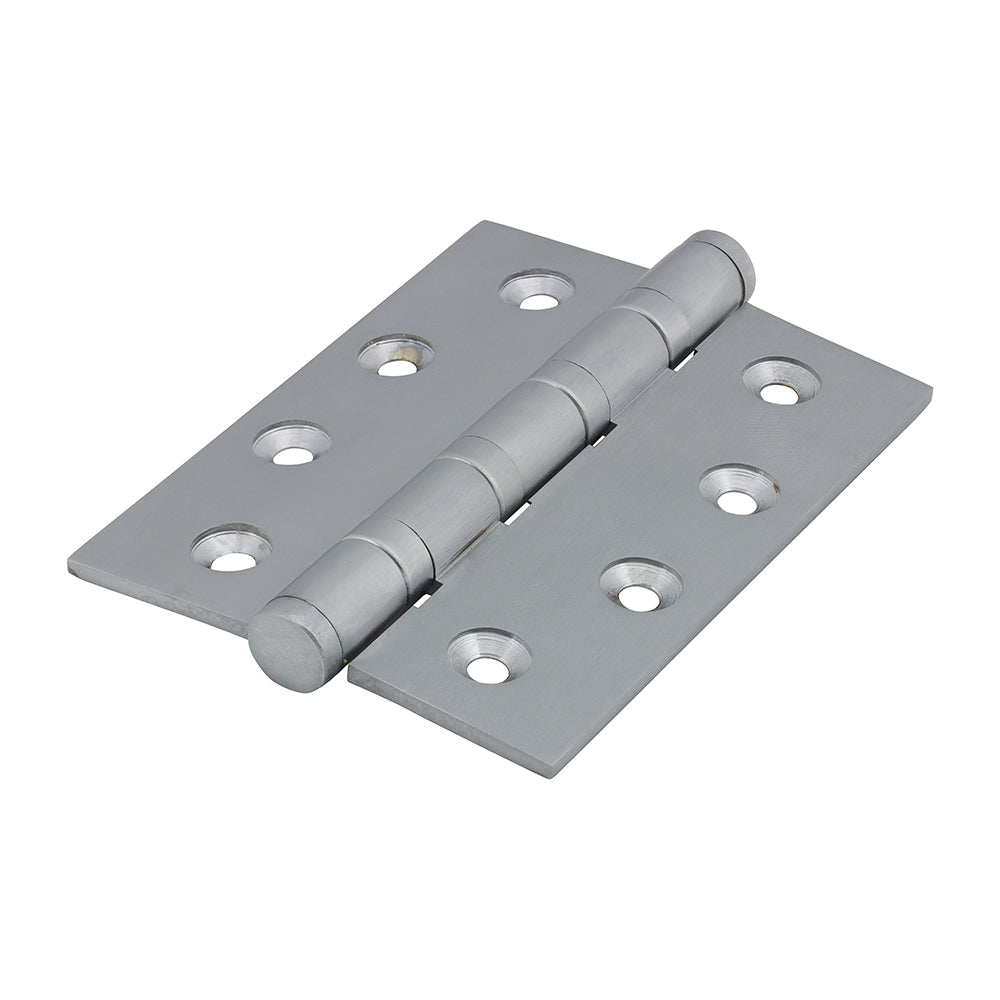 TIMCO Performance Ball Race Hinge - Solid Brass - Satin Chrome - 102 x 76