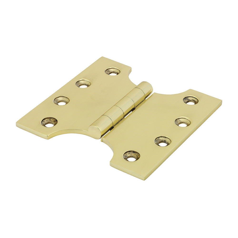 TIMCO Parliament Hinge (488) - Solid Brass - Polished Brass - 102 x 100 - Image