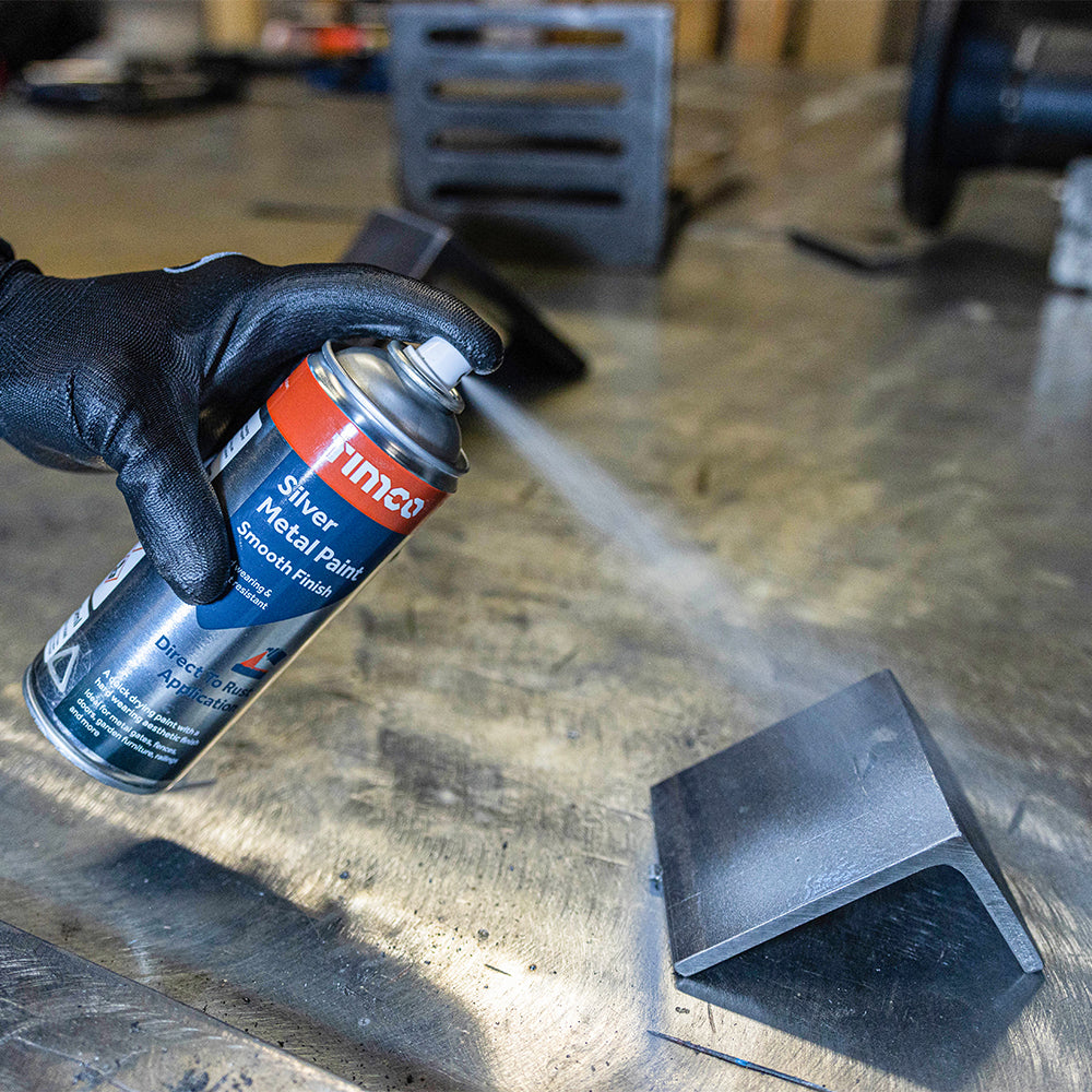 TIMCO Silver Metal Paint - Smooth Finish - 380ml - Image