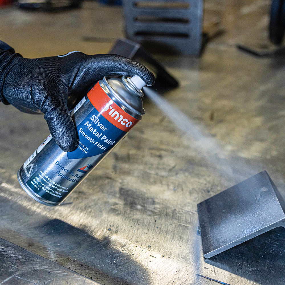 TIMCO Silver Metal Paint - Smooth Finish - 380ml - Image