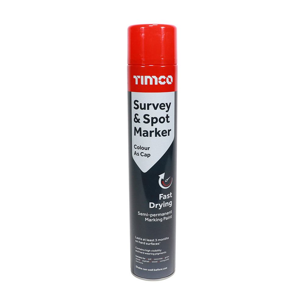 TIMCO Survey & Spot Marker Red - 750ml - Image