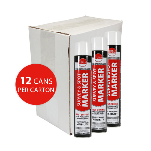 TIMCO Survey & Spot Marker White - 750ml - Image