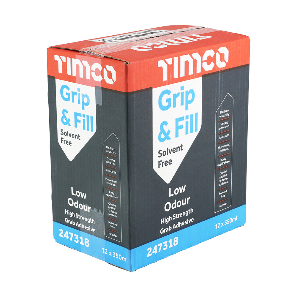 TIMCO Grip & Fill Solvent Free White - 350ml - Image