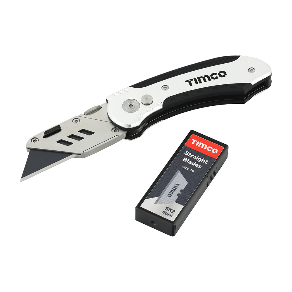 TIMCO Folding Utility Knife - 60 x 19 x 0.6mm - Image