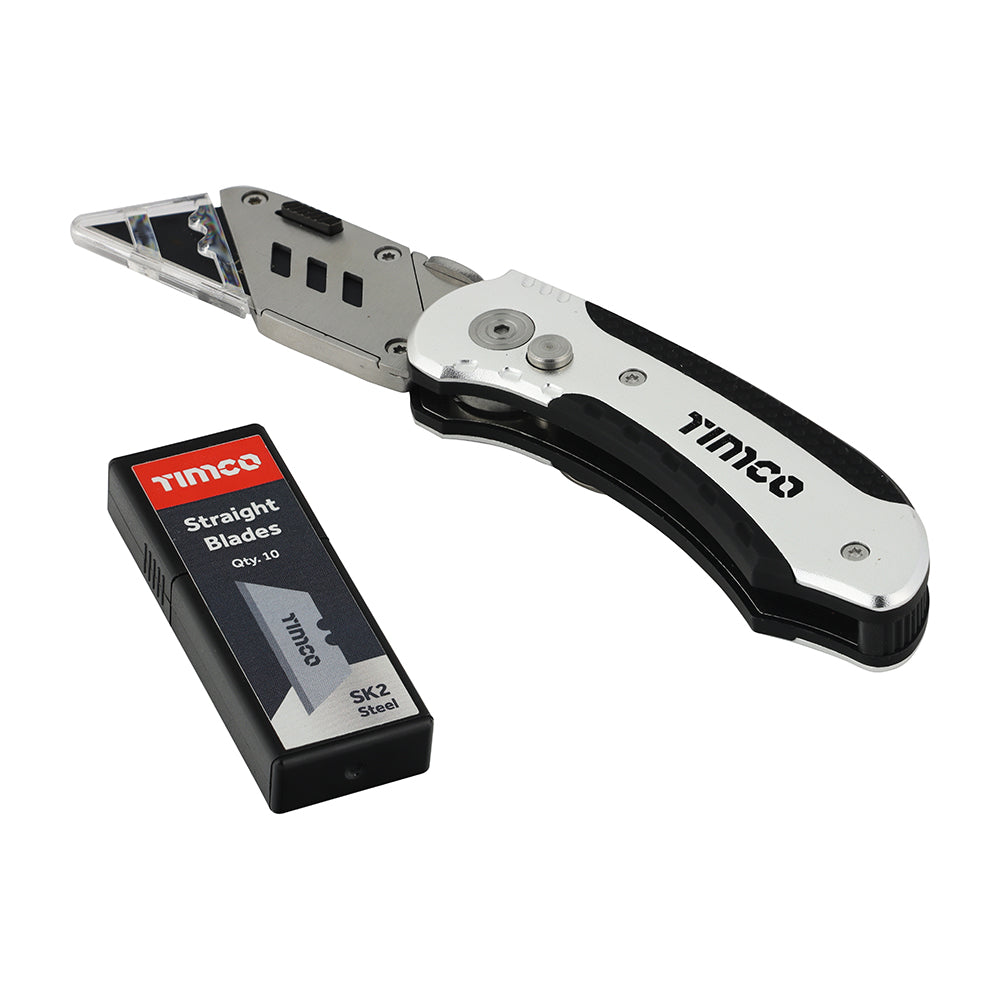 TIMCO Folding Utility Knife - 60 x 19 x 0.6mm - Image