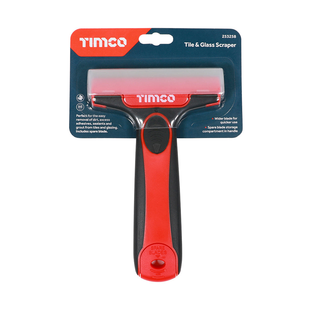 TIMCO Tile & Glass Scraper - 100mm - Image