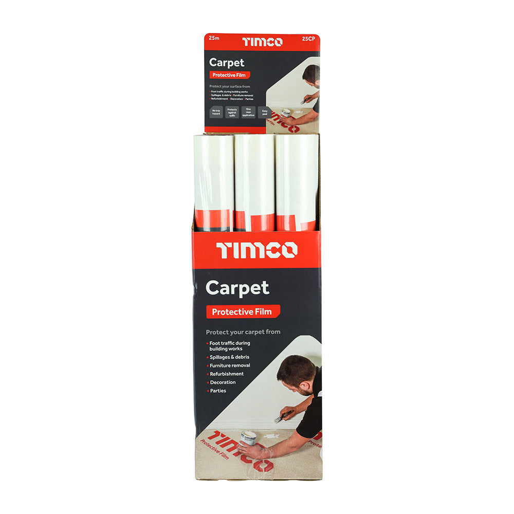TIMCO Protective Film For Carpet - 25m x 0.6m - Image
